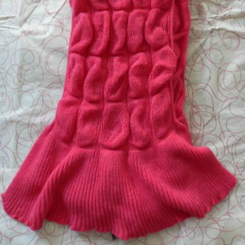 Anthropologie Long Pink Winter Scarf Extra Soft & Cozy Bubble Wrap Renee's NYC